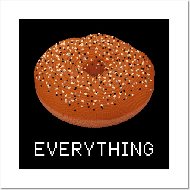 Everything Bagel #001 Wall Art by Pixelart World 